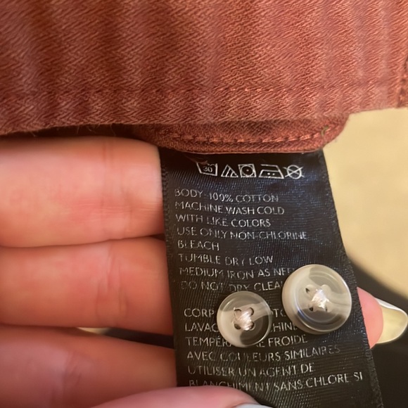 Urban Outfitters Rust Orange Long Sleeve Work Shirt. Size Medium Men’s. - Picture 4 of 4